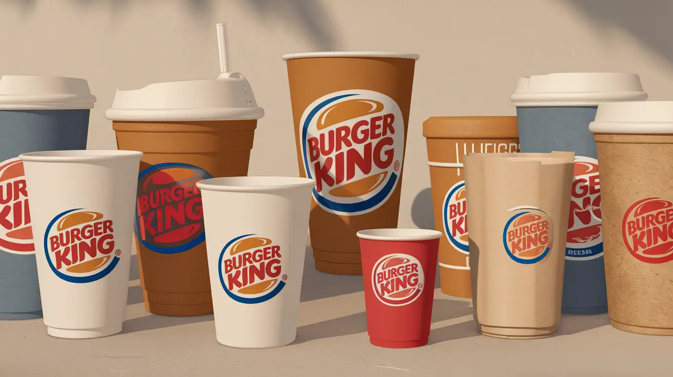  Burger King drink cups with branding