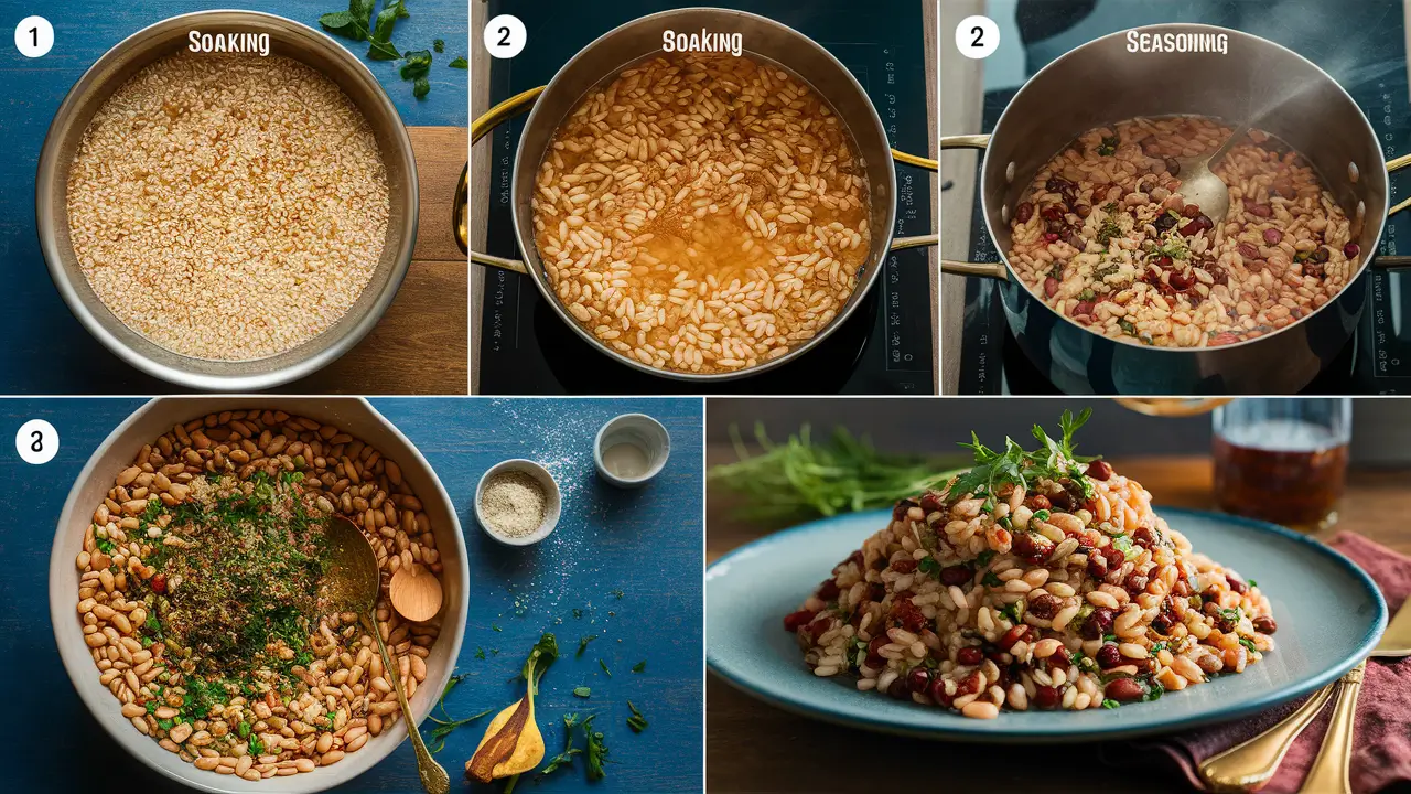 Step-by-step guide to cooking rice and beans