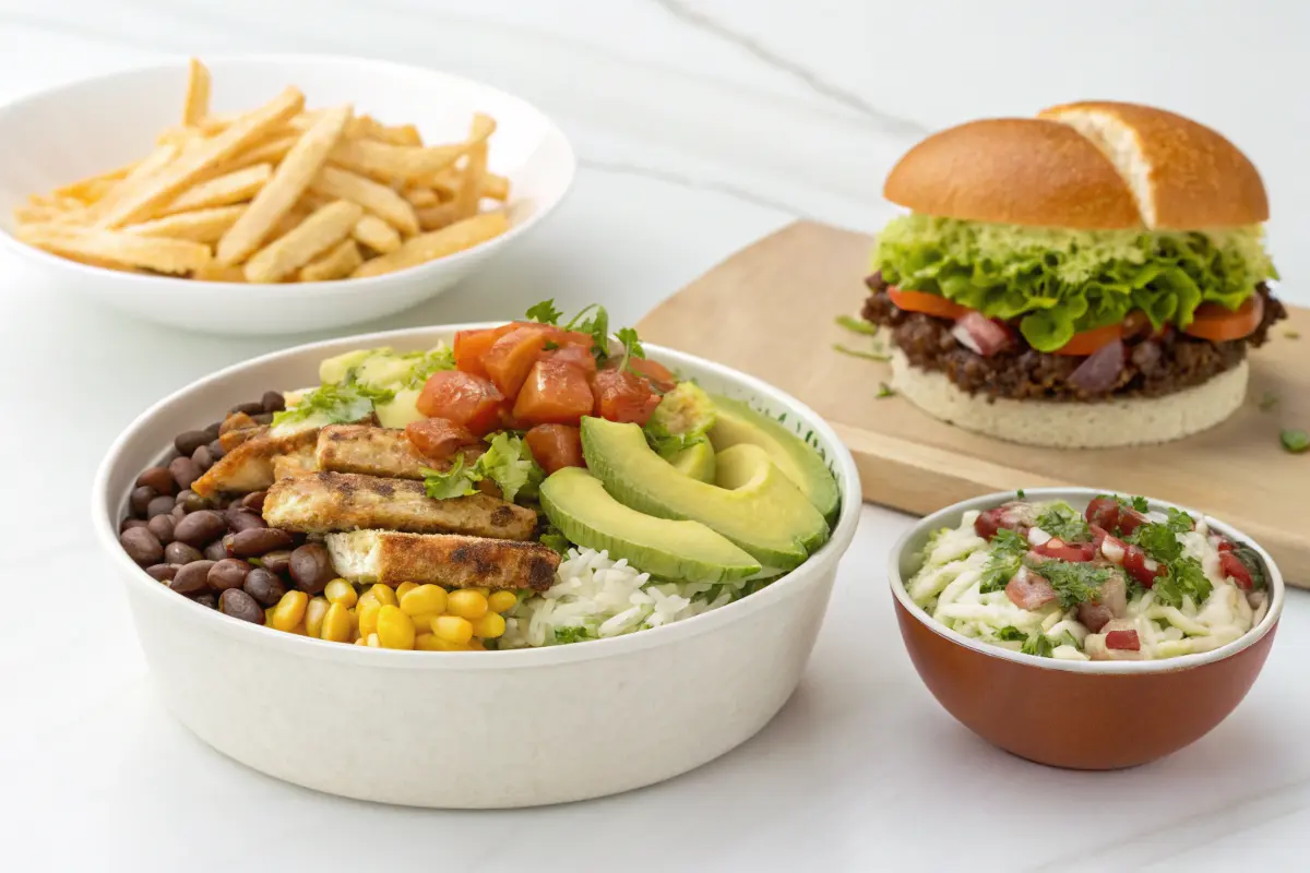 Chipotle Burrito Bowl vs. Fast-Food Burger Comparison